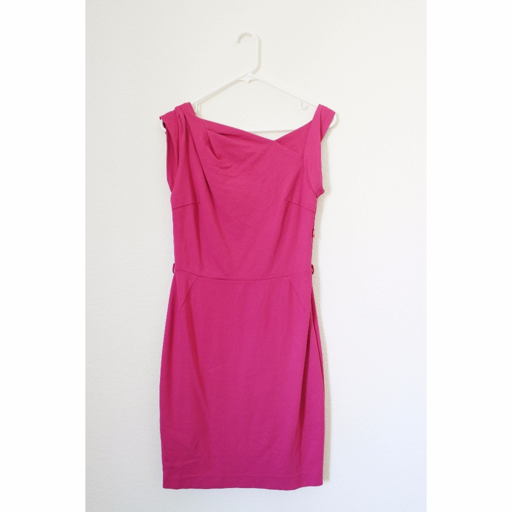 MNG by Mango Magenta Short sleeve Dress Size S